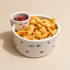 Dip & Dine Ceramic Snack Bowl