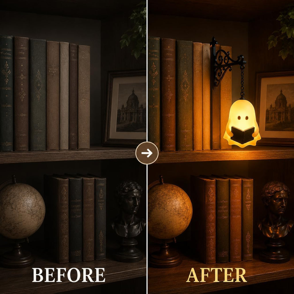 Little Ghost Book Lamp