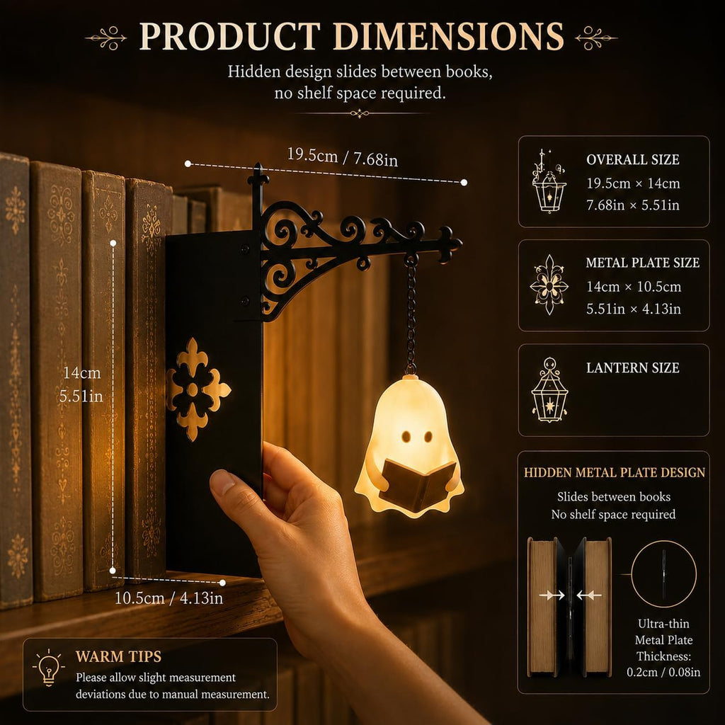 Little Ghost Book Lamp