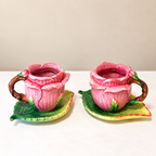 Blushing Rose Ceramic Tea Set