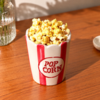 Retro Popcorn Ceramic Bucket