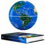 Magnetic Suspension Floating Globe with Book Base