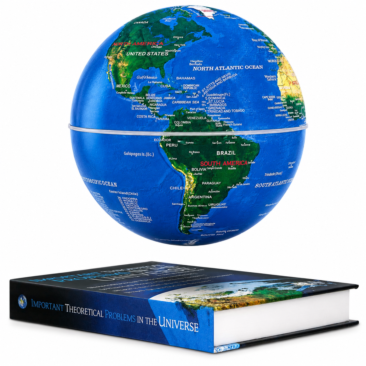 Magnetic Suspension Floating Globe with Book Base