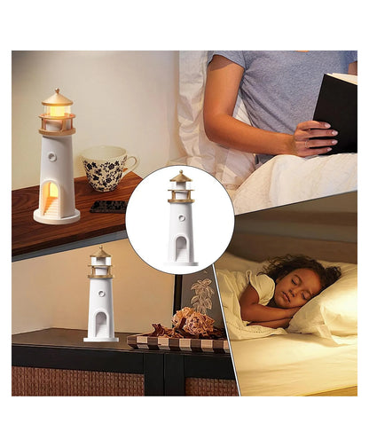 Moon Projection Lighthouse Lamp