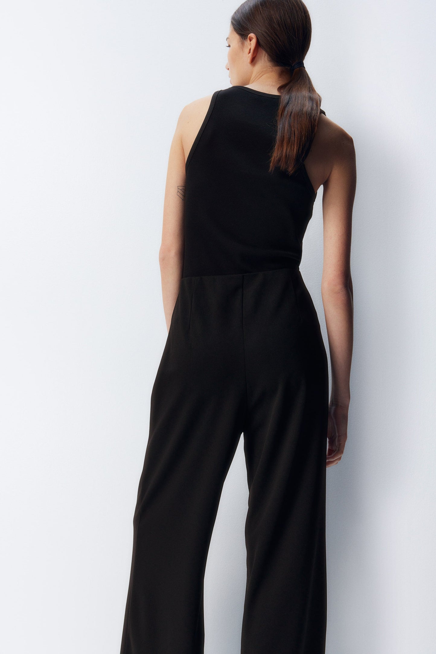 Black Jersey Trousers