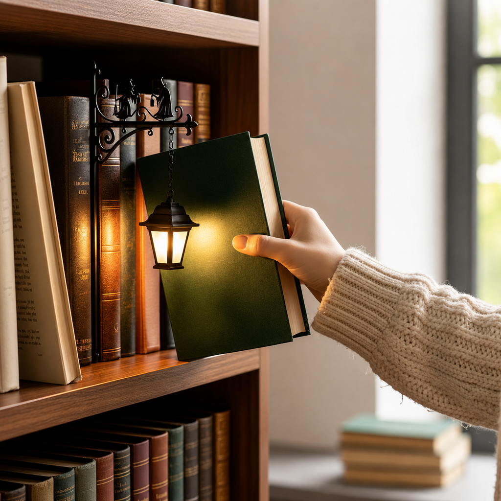Haunted Library Lantern