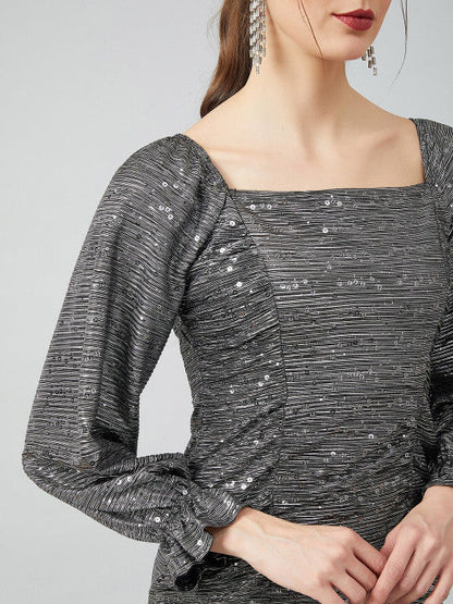 Raelynn Sequined Embellished Bodycon Dress