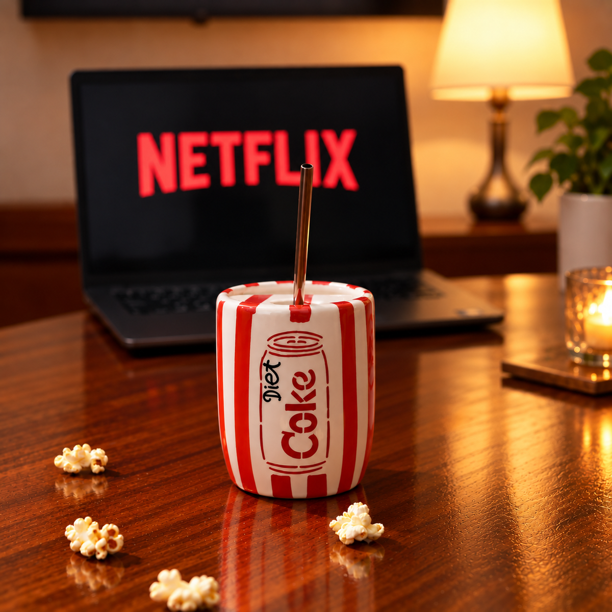 Movie Night Ceramic Duo