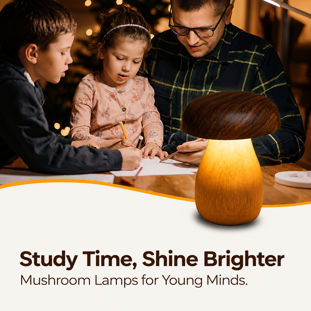 Mellow Mushroom Lamp