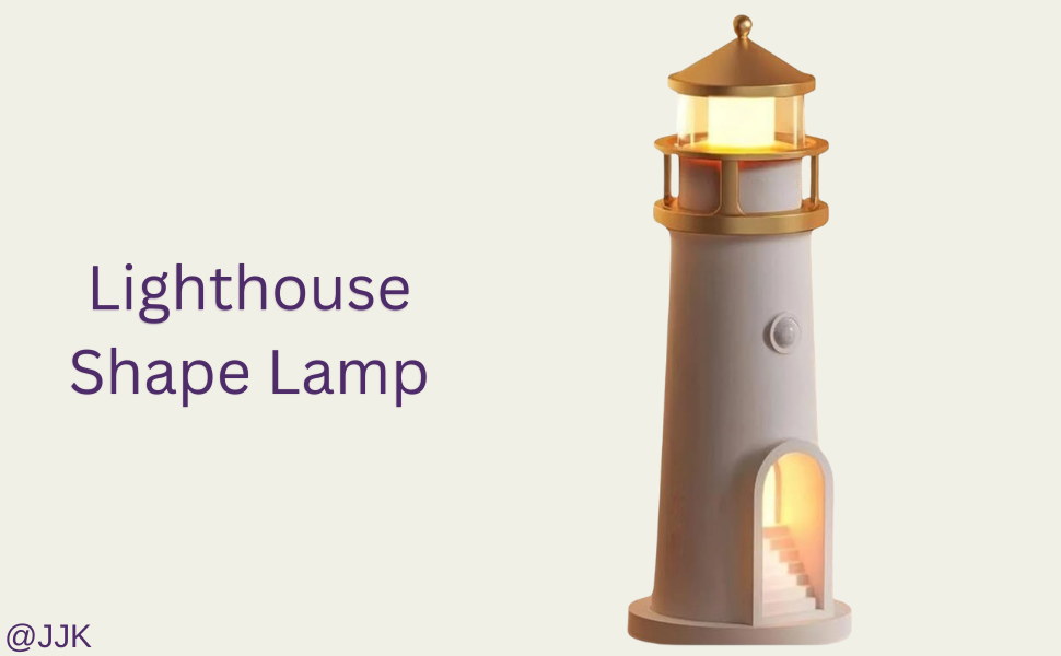 Moon Projection Lighthouse Lamp
