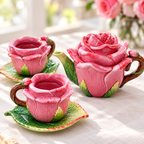 Blushing Rose Ceramic Tea Set