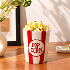 Retro Popcorn Ceramic Bucket