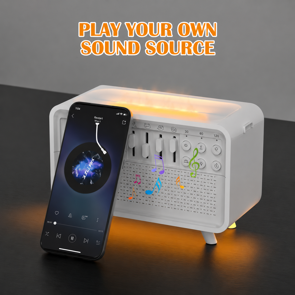 White Noise Night Light & Humidifier