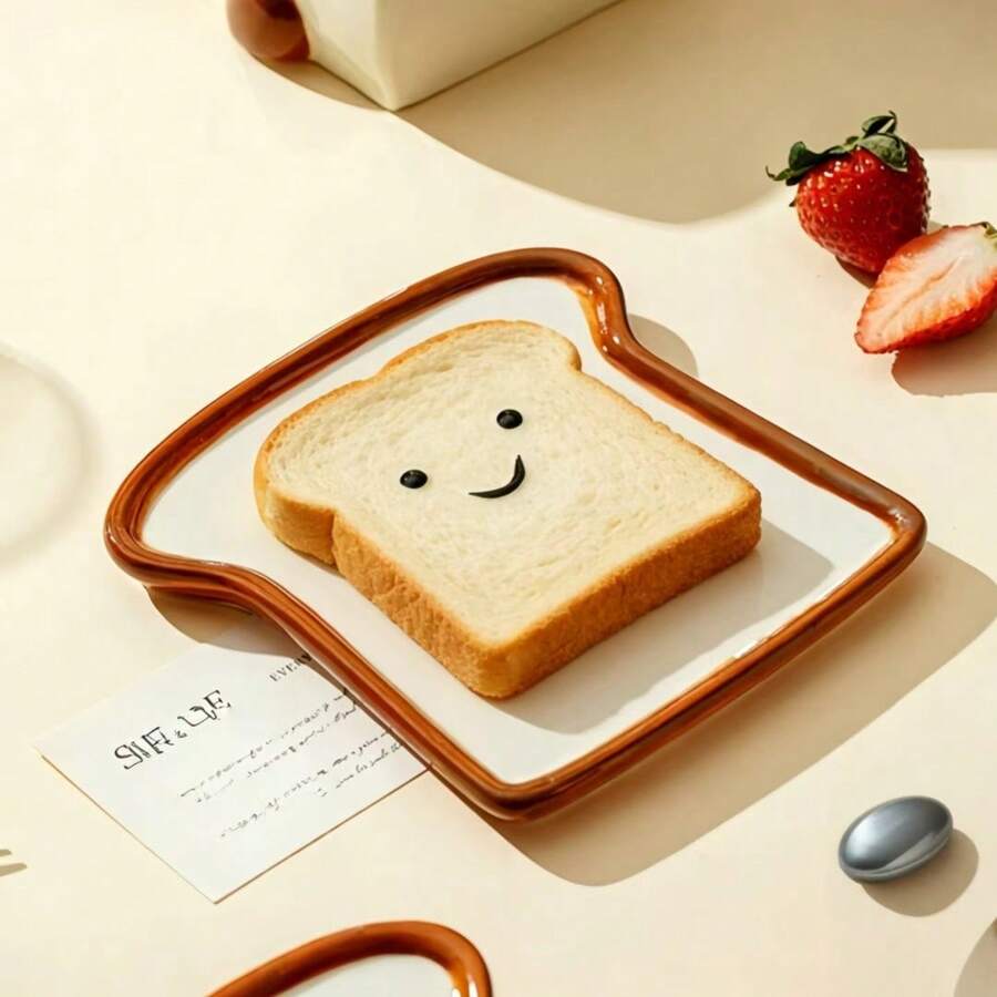 Toastie Ceramic Breakfast Plates Set