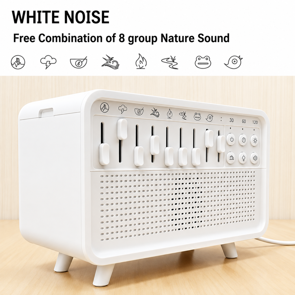 White Noise Night Light & Humidifier