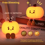 Cute Pumpkin Rechargeable LED Night Light