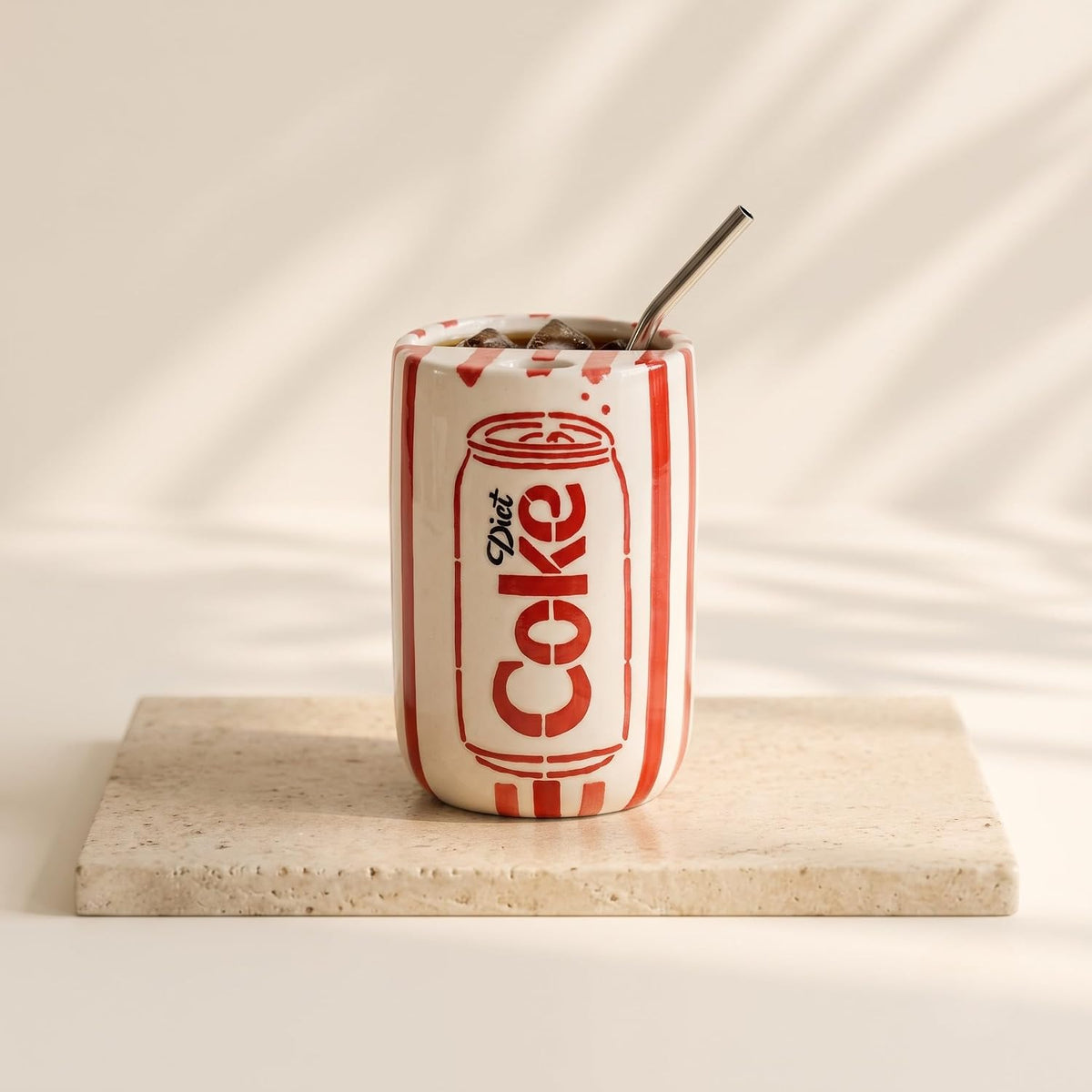 Diet Coke Sipper Ceramic Tumbler (500 ml)