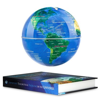 Magnetic Suspension Floating Globe with Book Base