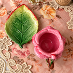 Blushing Rose Ceramic Tea Set