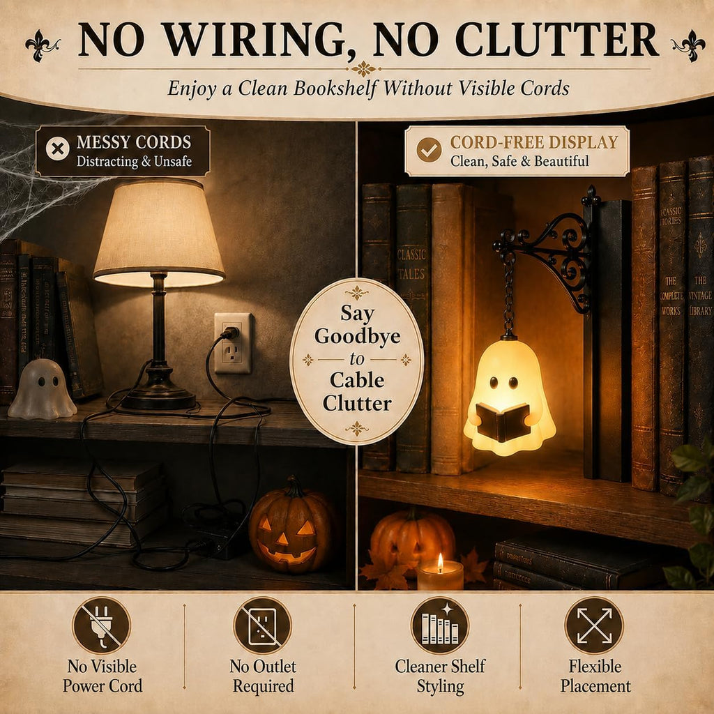 Little Ghost Book Lamp