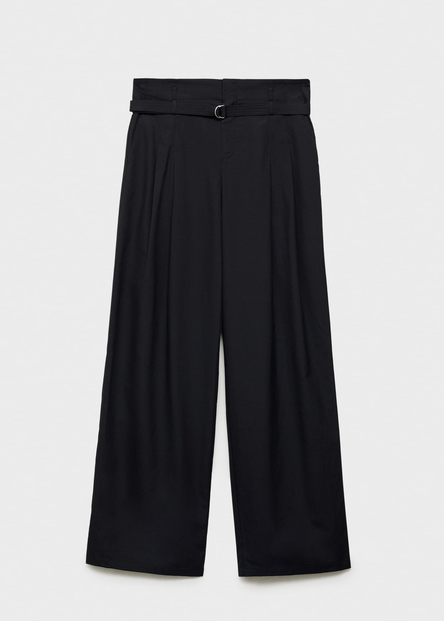 Wide Leg Pants With Belt