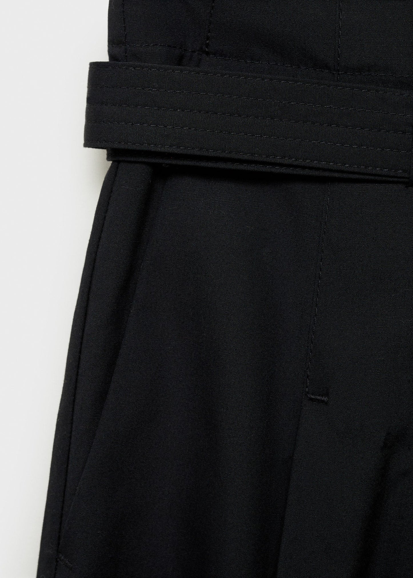 Wide Leg Pants With Belt