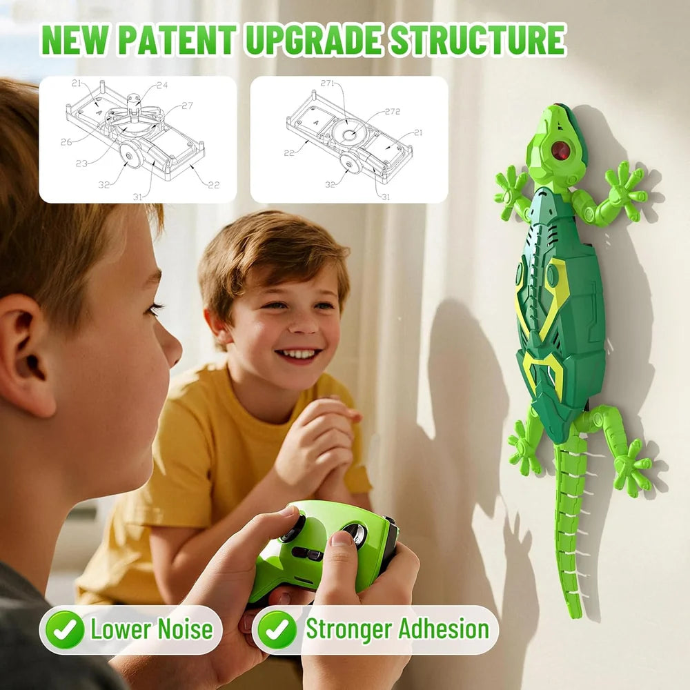 Wall-Crawling RC Gecko