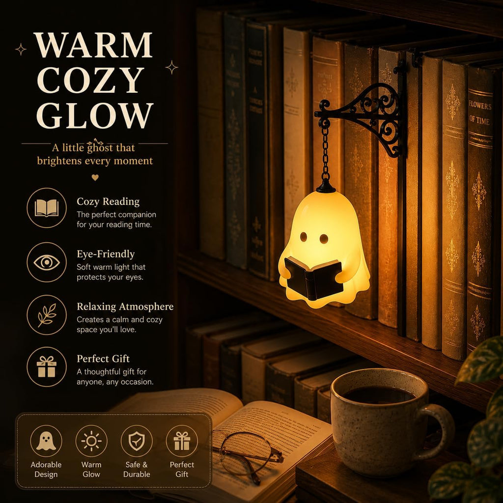 Little Ghost Book Lamp