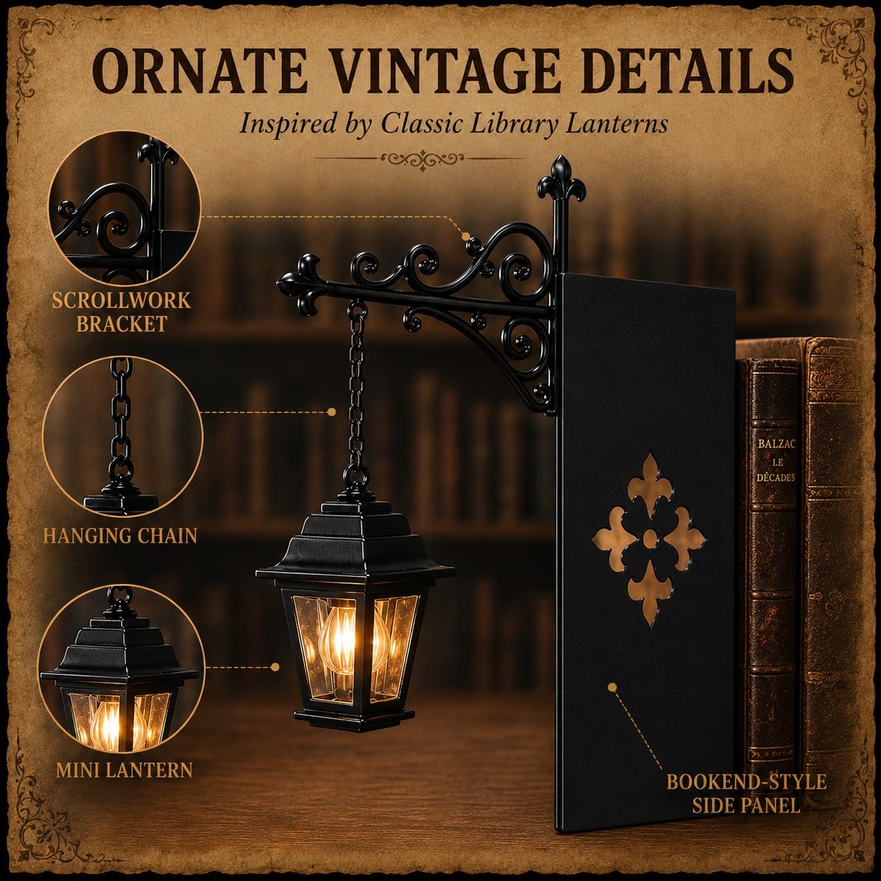 Haunted Library Lantern