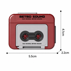 Retro Mini Keychain Audio Recorder | SET OF 2 |