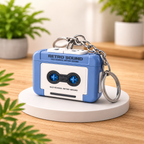 Retro Mini Keychain Audio Recorder | SET OF 2 |