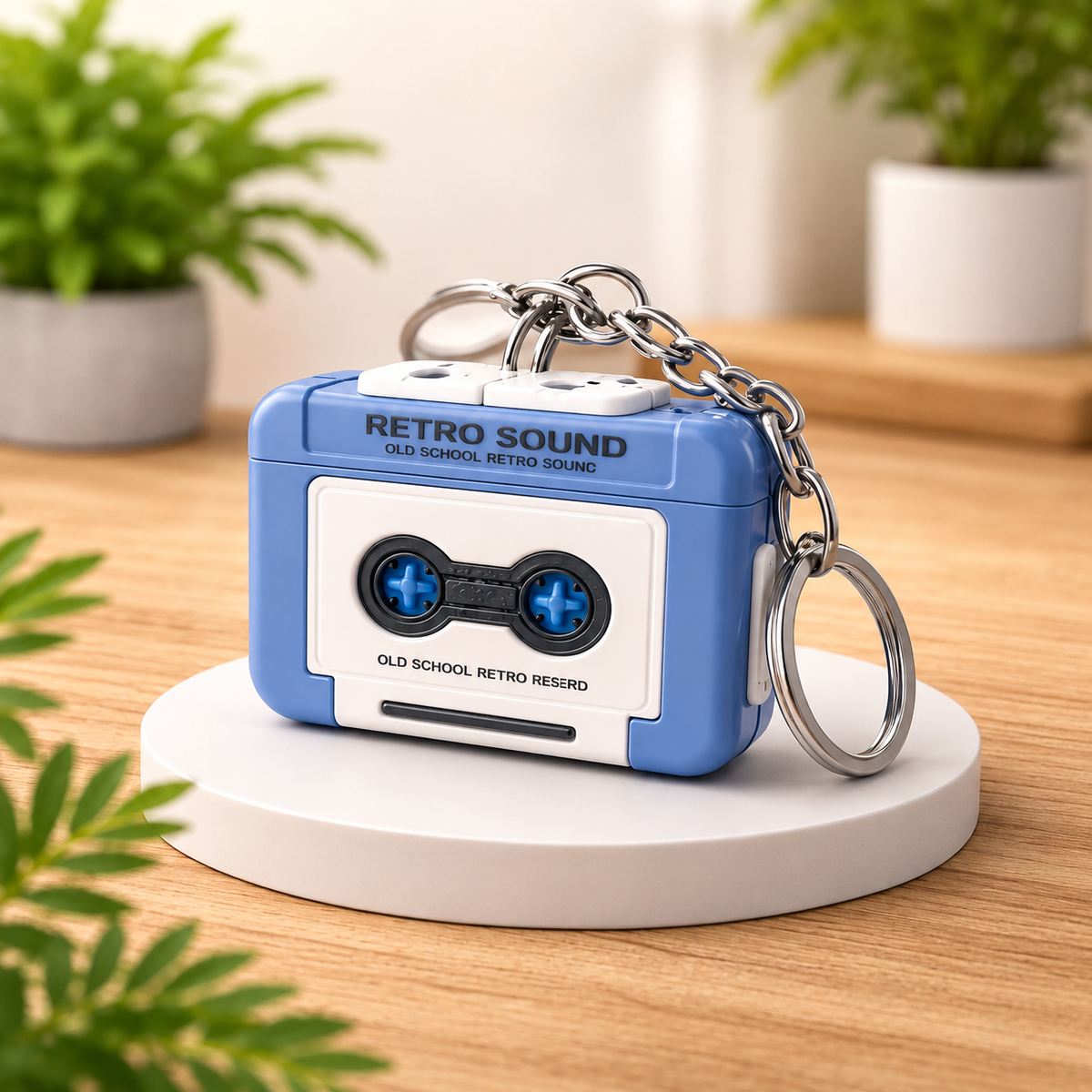 Retro Mini Keychain Audio Recorder | SET OF 2 |