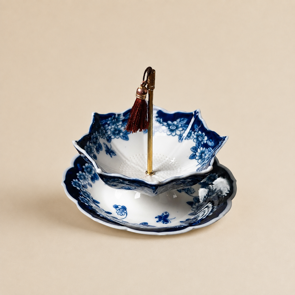 Ceramic Umbrella Tea Strainer Set