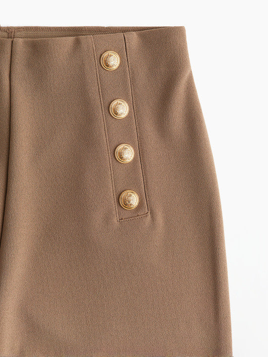 Button-Front Trousers