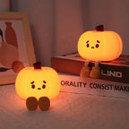 Cute Pumpkin Rechargeable LED Night Light