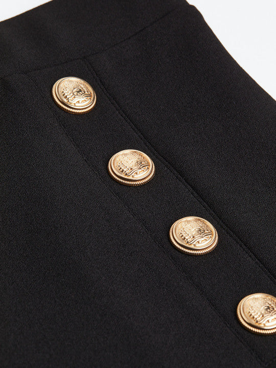 Button-Front Trousers