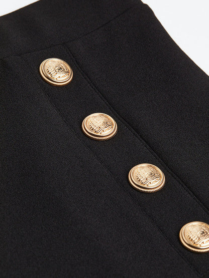 Button-Front Trousers