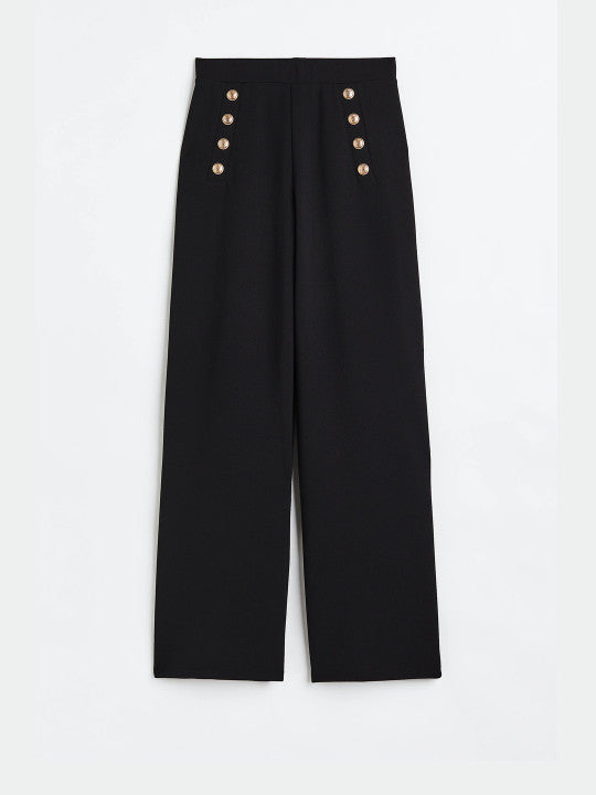 Button-Front Trousers