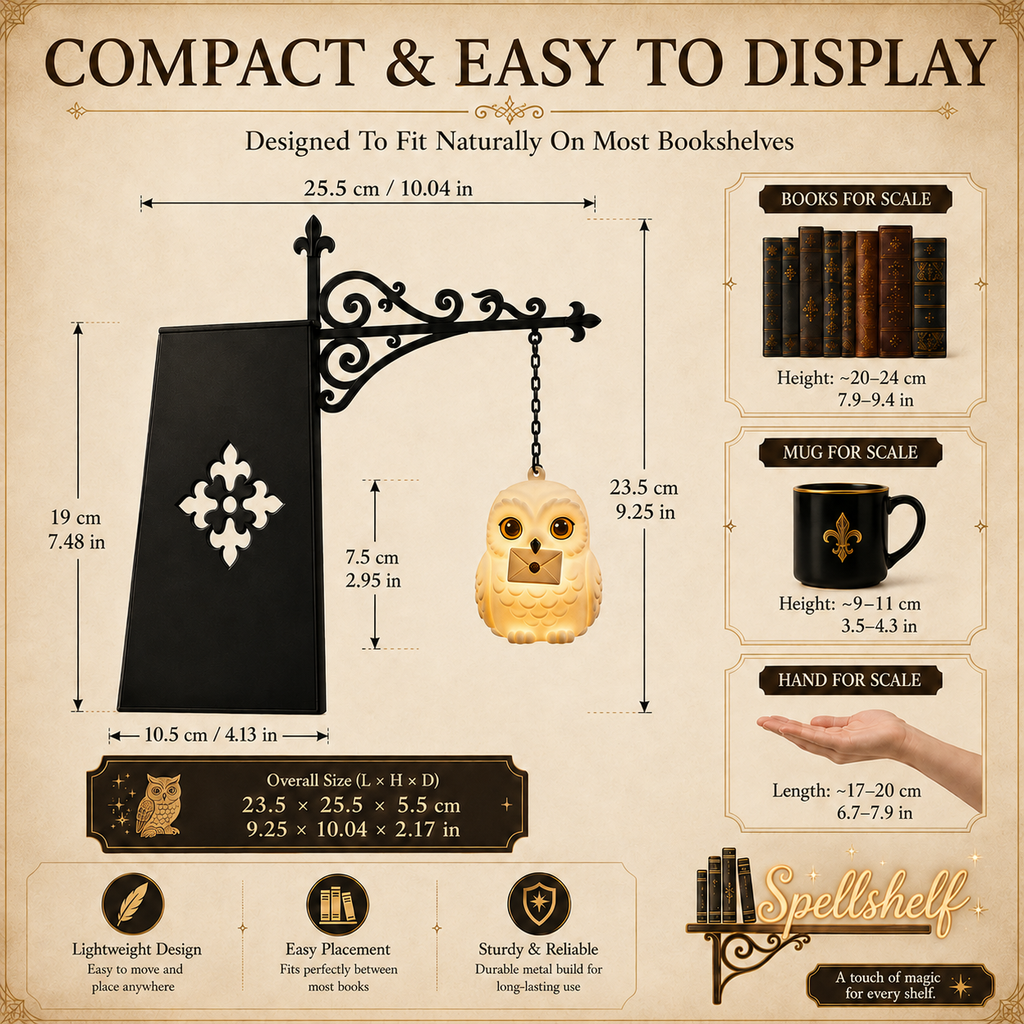 Shelfspirits Harry Potter Bookshelf Figurine Lamp