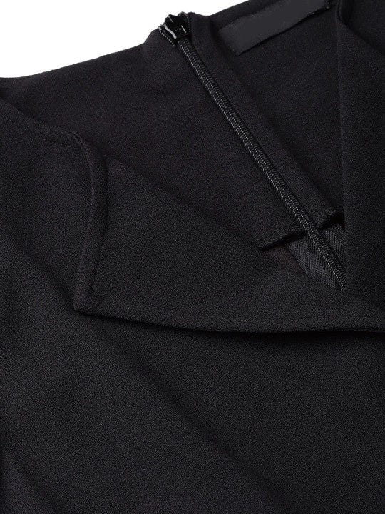 Black Seamless Jumpsuit