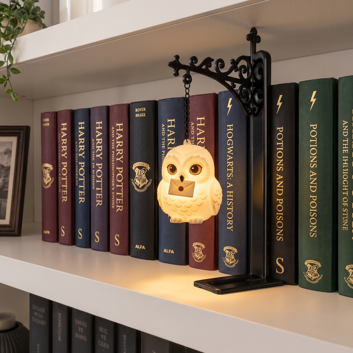 Shelfspirits Harry Potter Bookshelf Figurine Lamp