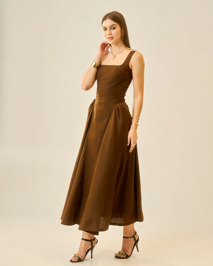Moon Chestnut Dusk Dress