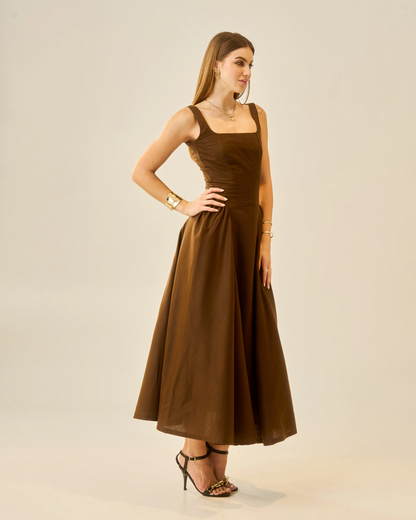 Moon Chestnut Dusk Dress