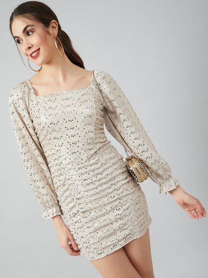 Raelynn Sequined Embellished Bodycon Dress