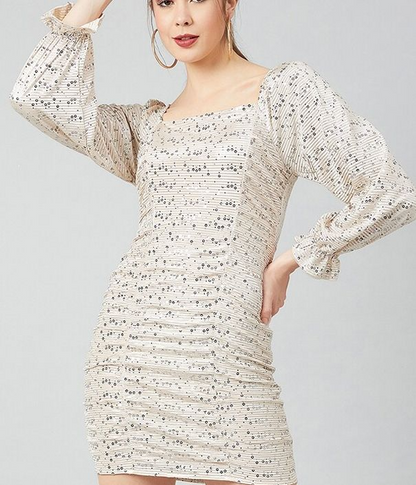 Raelynn Sequined Embellished Bodycon Dress