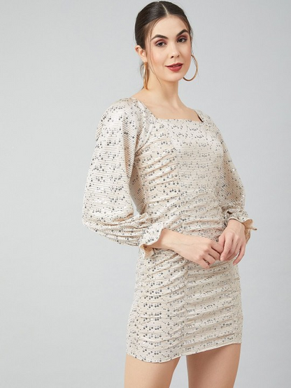 Raelynn Sequined Embellished Bodycon Dress