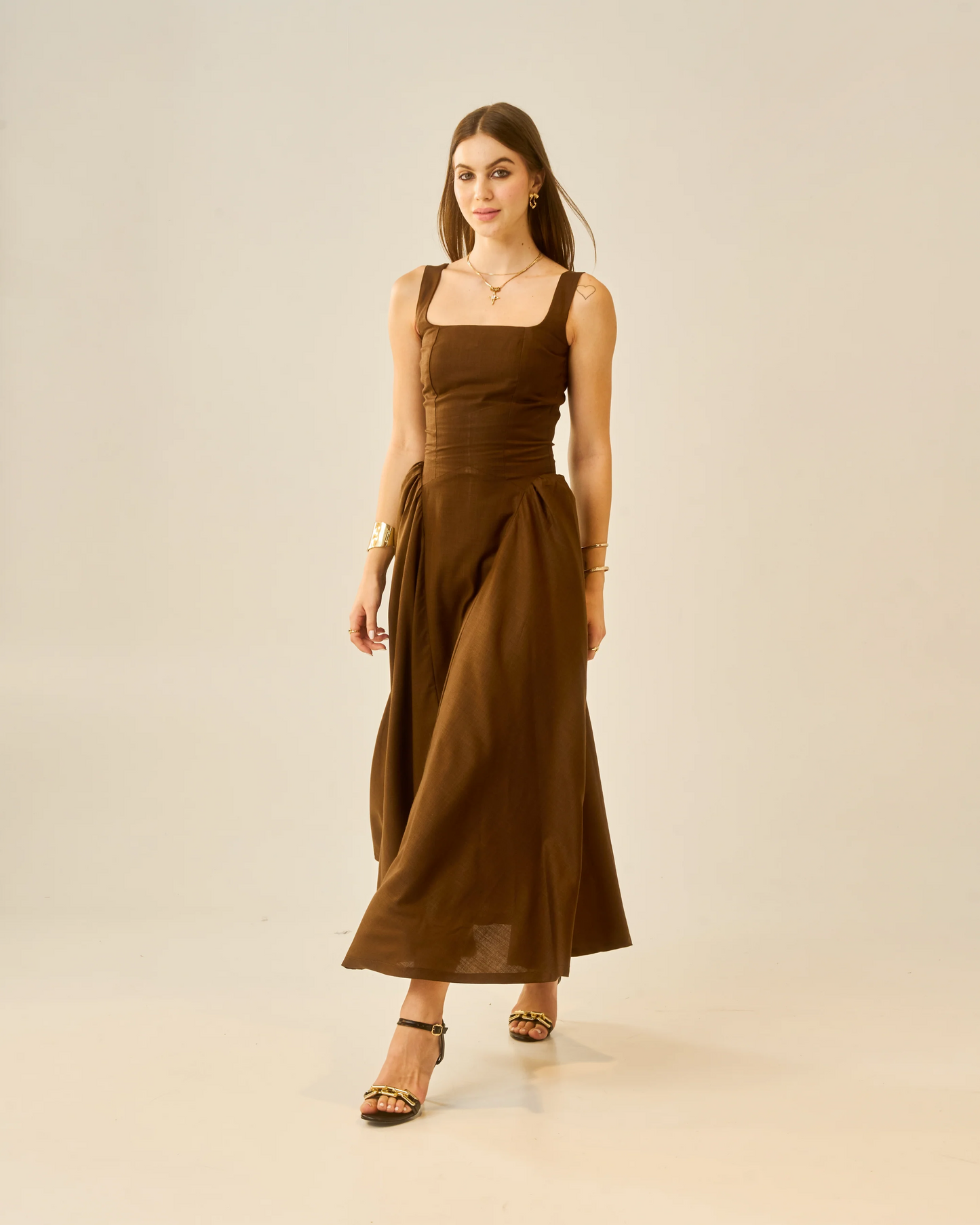 Moon Chestnut Dusk Dress