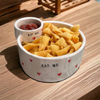 Dip & Dine Ceramic Snack Bowl