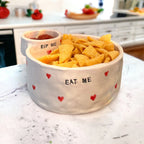 Dip & Dine Ceramic Snack Bowl