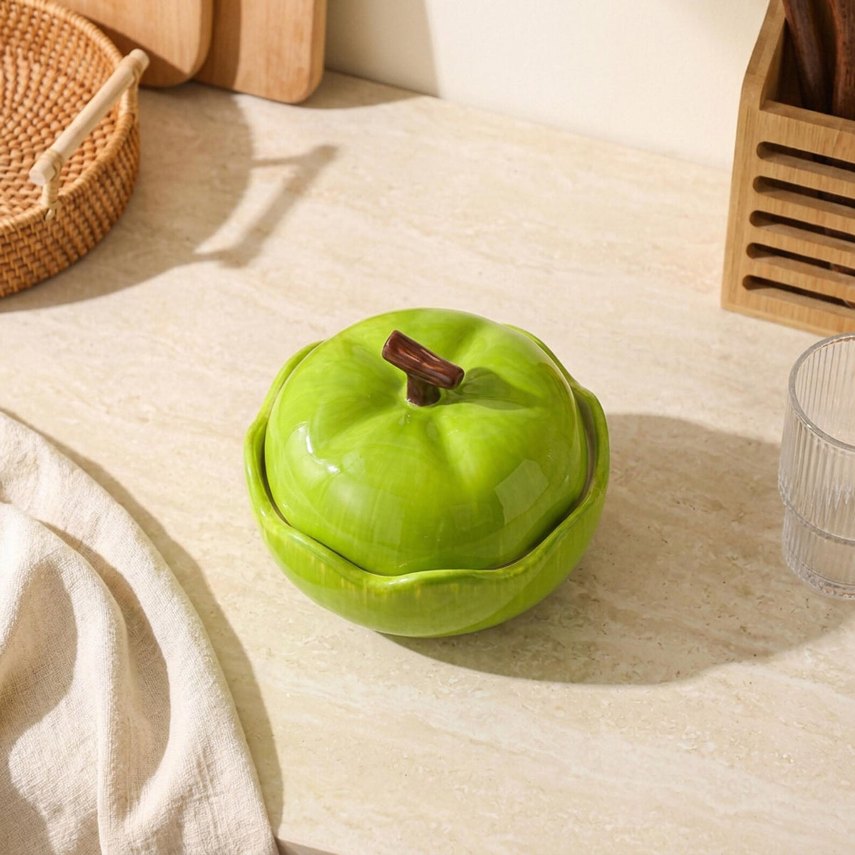 Apple Delight Ceramic Serving Bowl